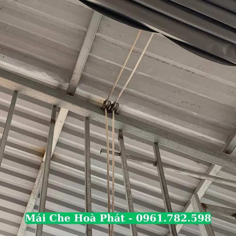 Dây thu kéo mái xếp di động