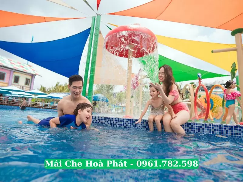 Bạt căng cánh buồm bể bơi