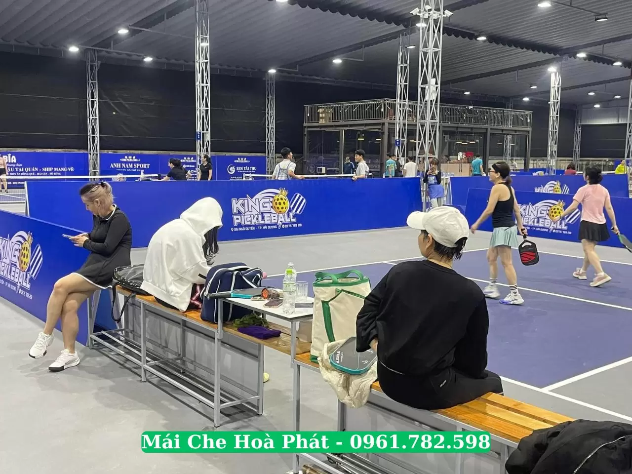Mái che sân King Pickleball Hải Dương