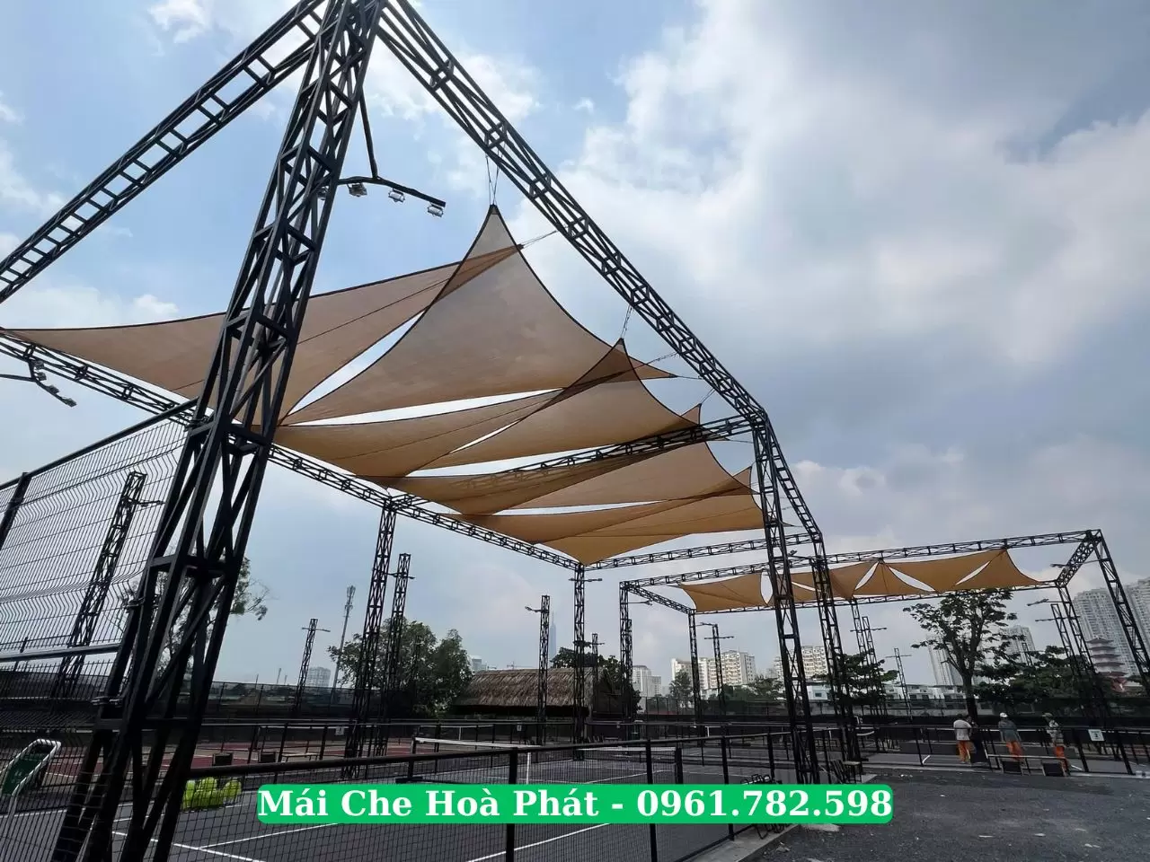 Mái bạt căng cánh buồm
