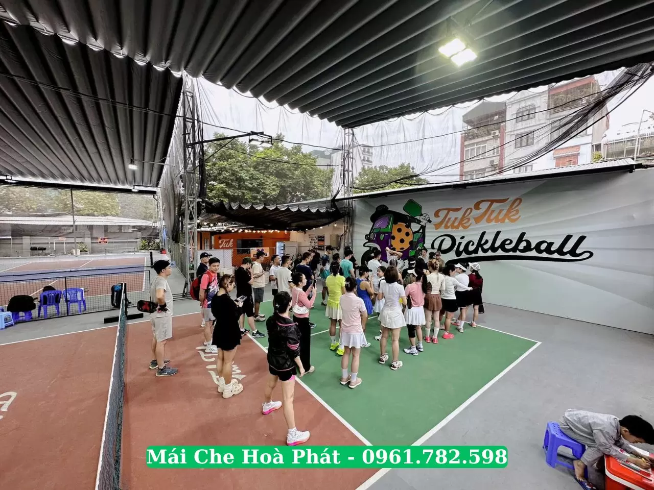 Họp CLB pickleball tại sân Tuk Tuk