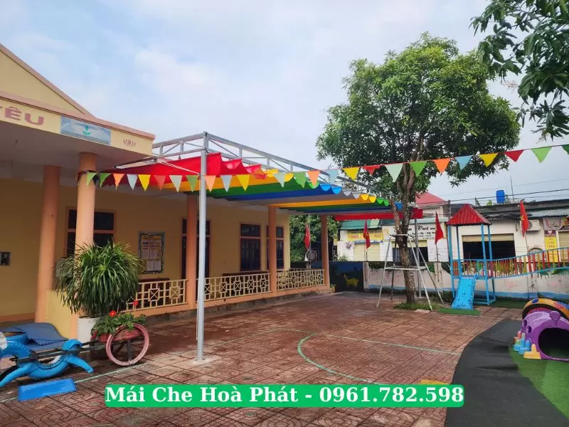 Công trình mái che trường học tại Lương Sơn
