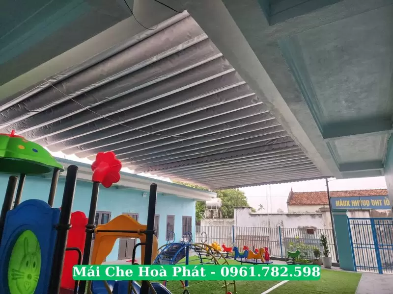 Mái che khu vui chơi trường học tại Hà Nội