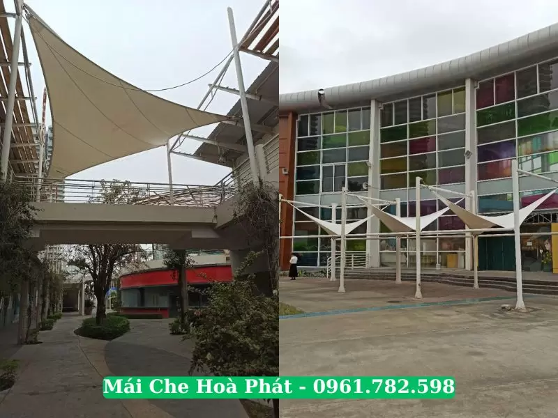 Mái bạt căng trường đại học nghệ thuật