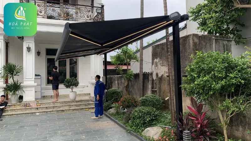 Hệ mái hiên thông minh che xe ô tô ngoài trời