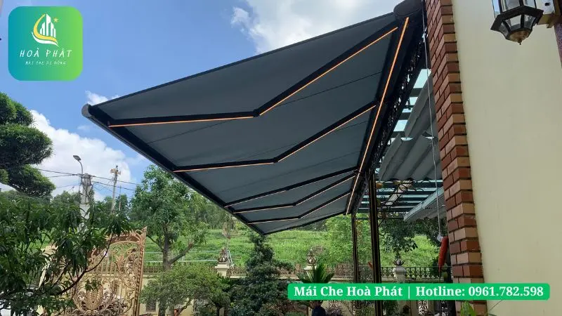 Công trình mái hiên che xe ô tô tại Tiên Du, Bắc Ninh