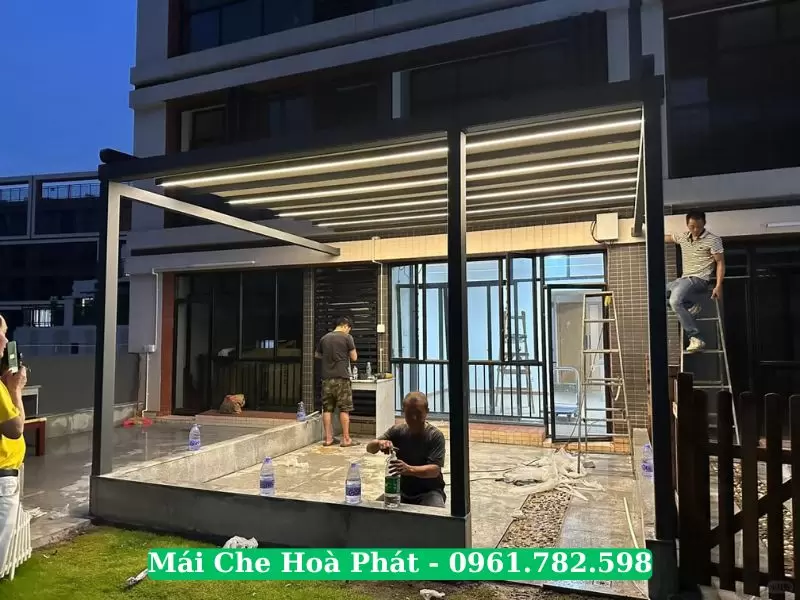 Mái xếp hiên nhà thông minh