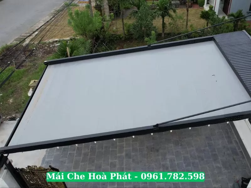 Mái xếp khung nhôm tại Vinh