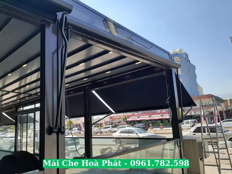 Cung cấp mái xếp khung nhôm cho khách hàng Châu Âu