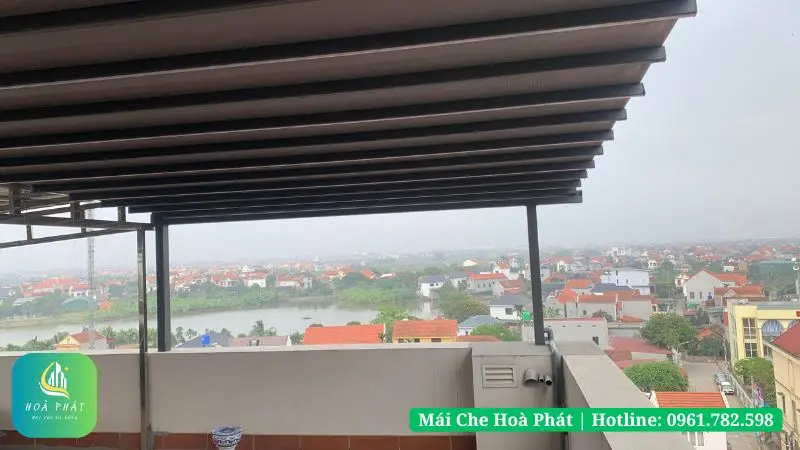 Mái bạt xếp thông minh nhập khẩu