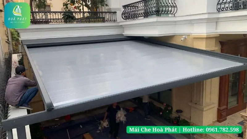 Bạt xếp khung nhôm cao cấp