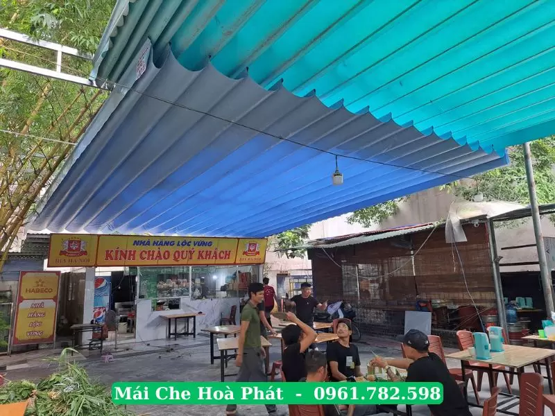 Mái che di động quán bia tại Chương Mỹ