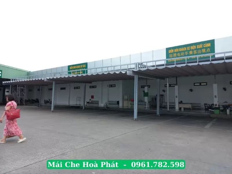 Mái che để xe khu cửa khẩu
