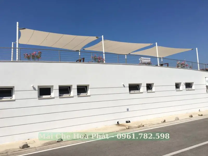 Bạt căng sân thượng tại Vĩnh Phúc
