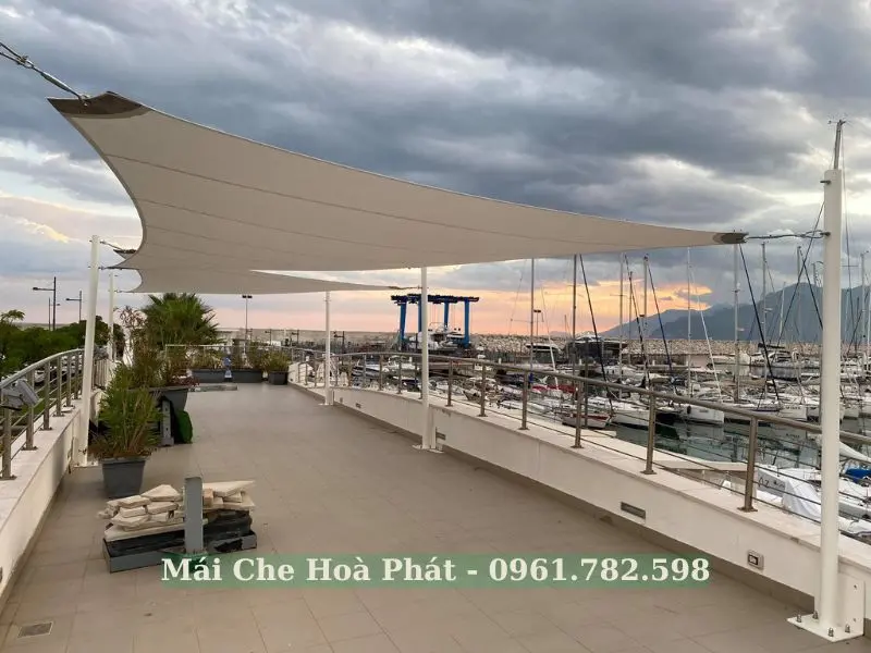 Công trình mái bạt căng tại Hải Phòng