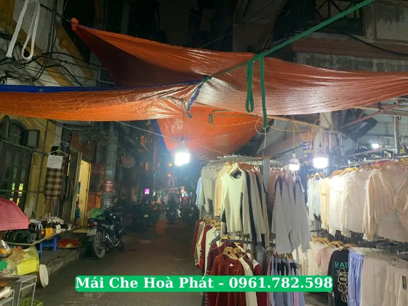 Bạt che nắng mưa cửa hàng