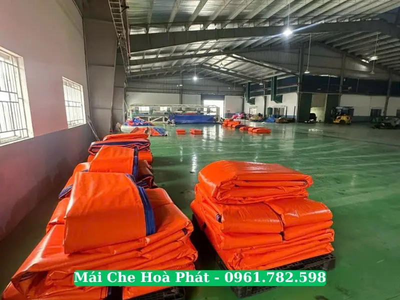 Bạt xanh cam che nắng