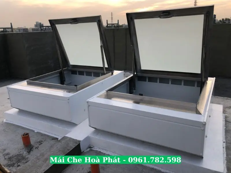 Mái che giếng trồi thông minh