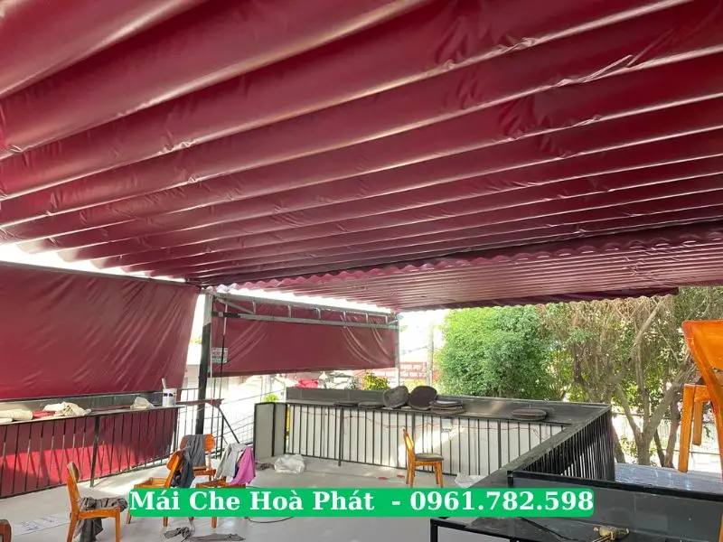 Công trình mái che sân thượng tại Hoài Đức