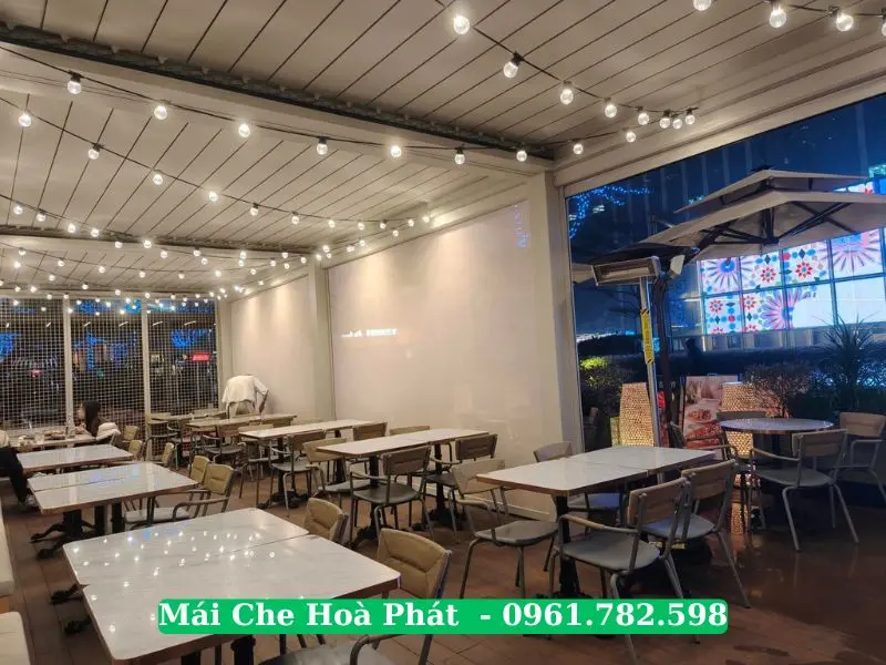 Mái che pergola nhôm nhập khẩu