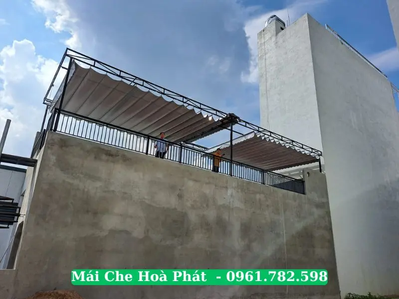Công trình mái che sân thượng tại Vĩnh Phúc