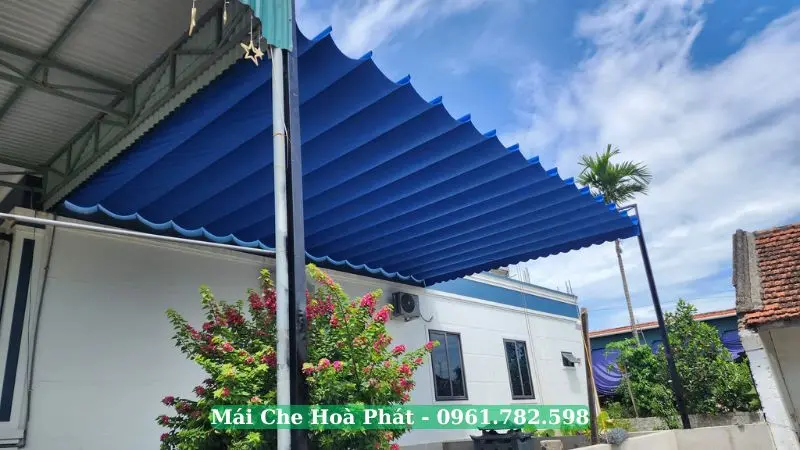 Thiết kế mái che sân trước di động