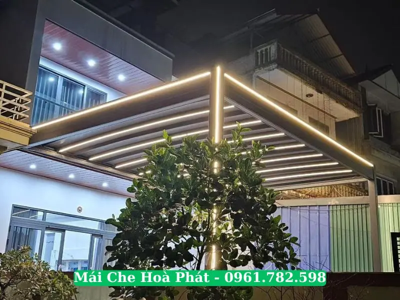 Thiết kế mái che thông minh