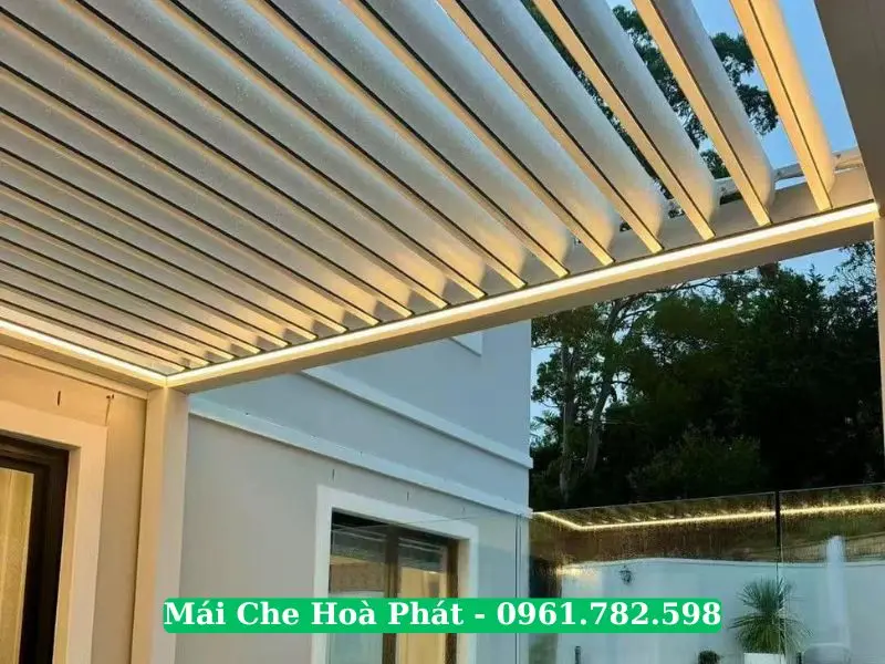 Mái che thông minh xếp lật