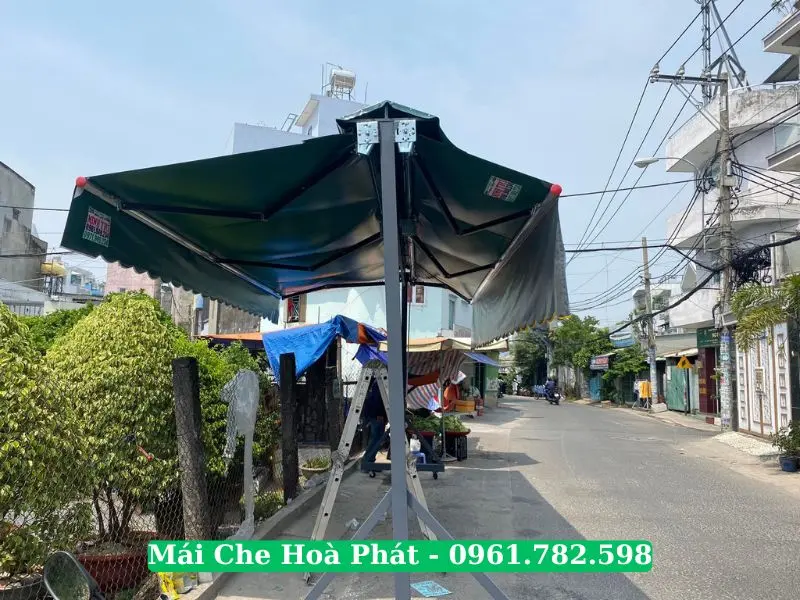 Công trình mái hiên chữ A tại Gia Lâm