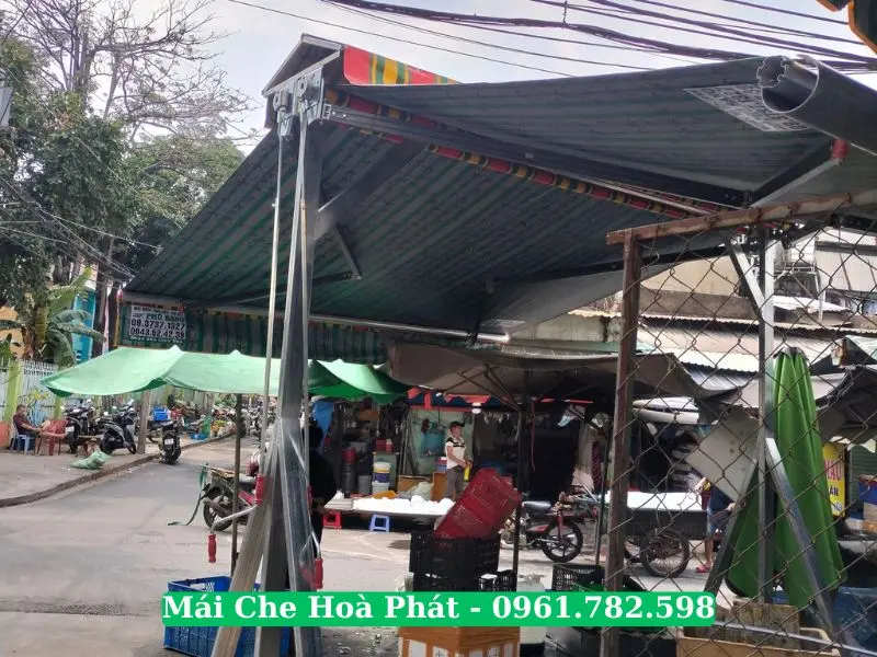 Mái hiên di động chữ A đẹp