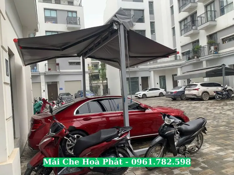 Mái che chữ A che ô tô, xe máy