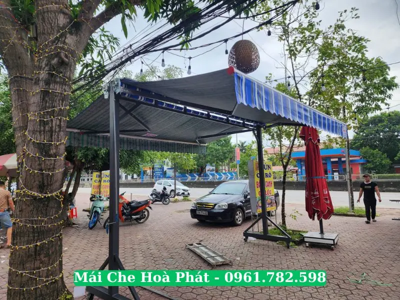 Mái che chữ A trường học tại Cầu Giấy