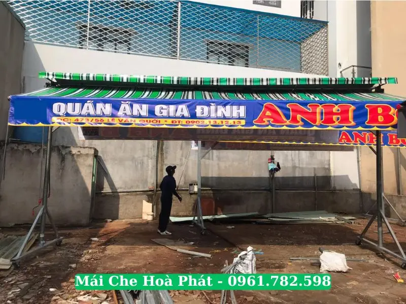 Công trình mái hiên chữ A tại Hà Đông