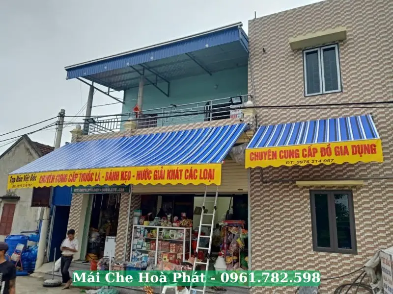 Lắp đặt mái hiên tại Hà Nội giá rẻ