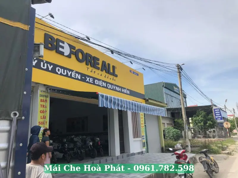 Thi công mái hiên tại Hà Nội