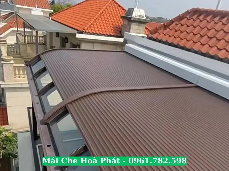 Công trình mái nhôm cuốn tại Hạ Long