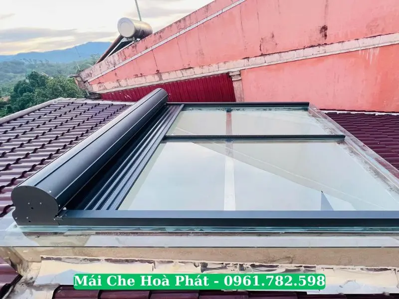 Công trình mái nhôm cuốn tại Hà Nam