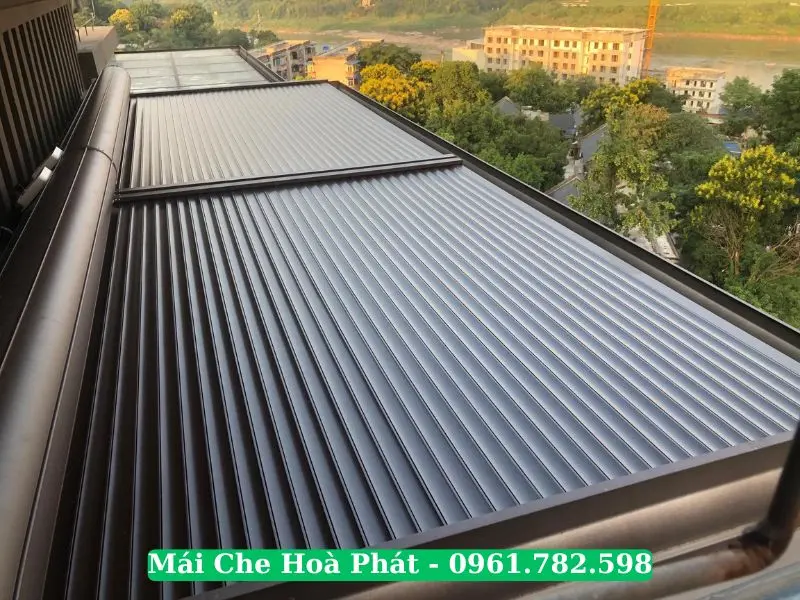 Mái nhôm cuốn dạng phẳng