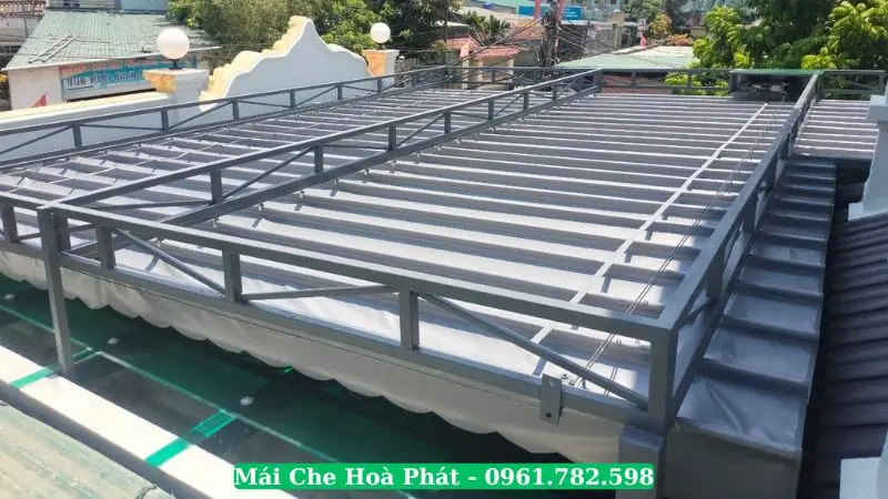 Mái bạt xếp tại Mỹ Đức Hà Nội
