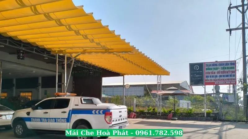 Công trình mái che để xe tại Hà Nội