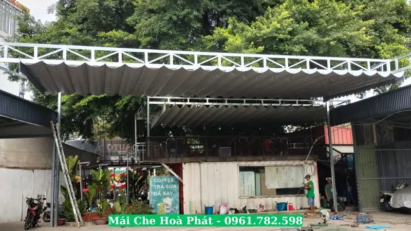 Mái xếp kho hàng tại Vĩnh Tuy