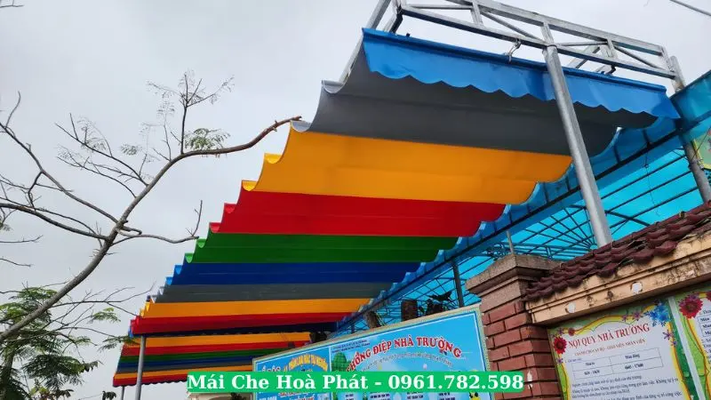 Công trình mái xếp trường học tại Ba Đình