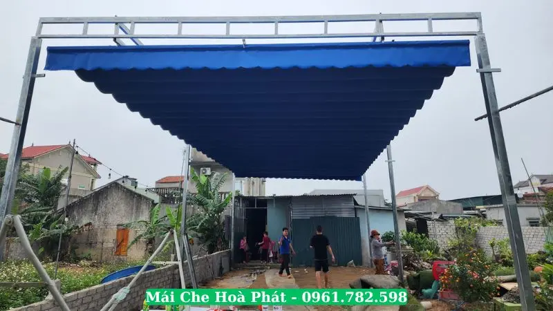 Công trình mái xếp di động tại Hà Nội