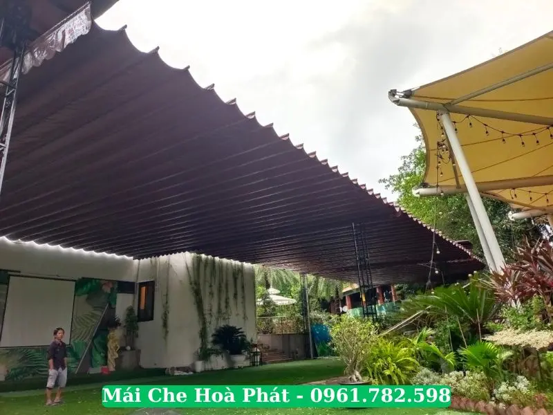 Công trình mái che quán cafe tại Đông Anh