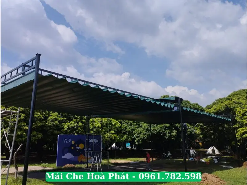 Mái xếp quán cafe vườn nhãn