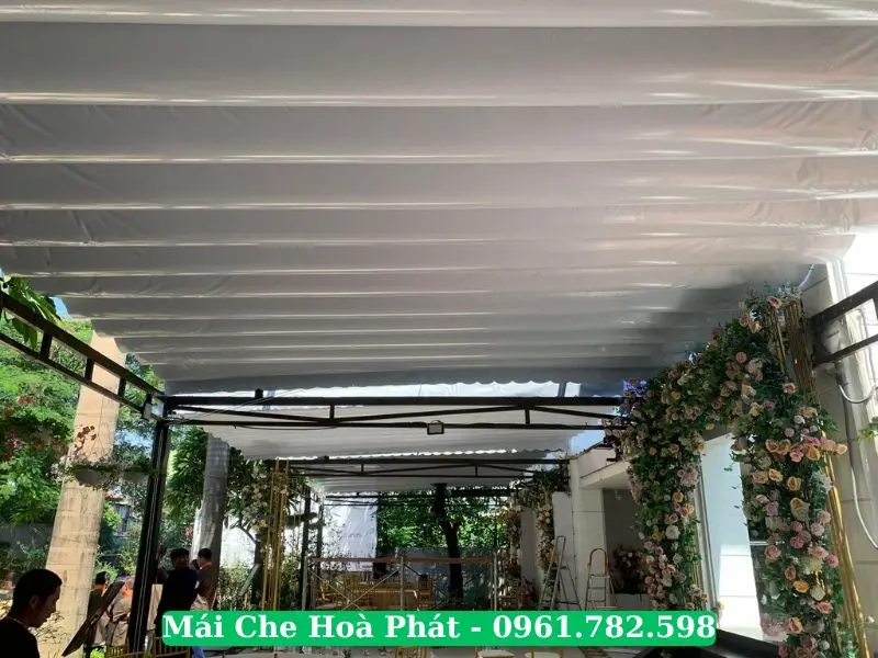 Công trình mái xếp quán cafe tại Vĩnh Phúc