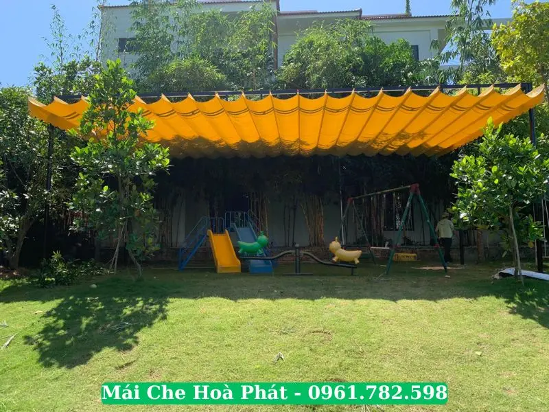 Mái xếp quán cafe Hoà Phát