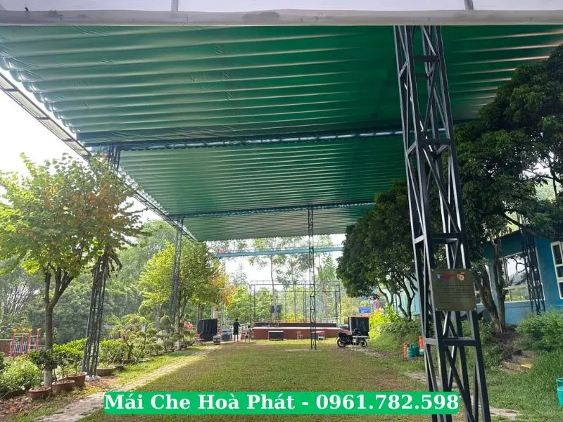 Vải bạt kéo quán cafe