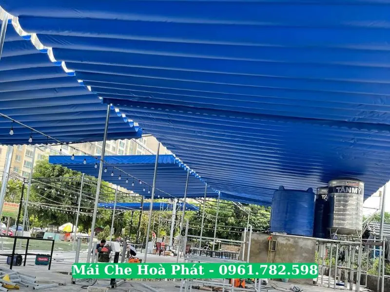 Công trình mái xếp quán nhậu tại Hoà Bình