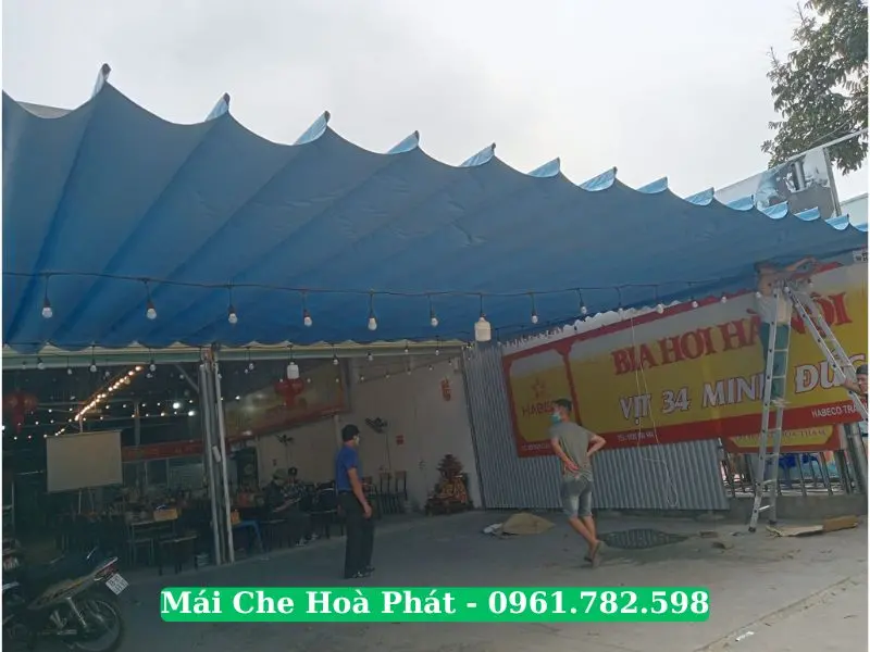 Mái xếp quán nhậu tại Hà Trì